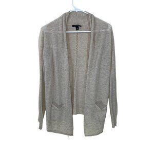 Banana‎ Republic Women Size S Open Front Wool Blend Lightweight Cardigan Sweater